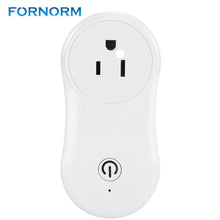 Load image into Gallery viewer, FORNORM Smart Wireless Wifi Socket Home App Remote Control Support Timing Function With 5V USB Output EU Plug For Android IOS Sm
