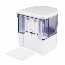 Load image into Gallery viewer, Soap Dispenser Battery Powered 600ml Wall-Mount Automatic IR Sensor Touch-free Kitchen Soap Lotion Pump for Kitchen Bathroom
