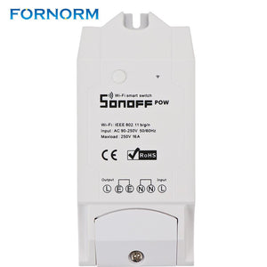 FORNORM Sonoff Smart Wireless  Wi-Fi Remote Control Switch Smart Home Solution With Timer For iOS Android AC 90-250V App On /Off