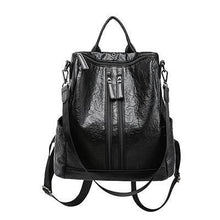 Load image into Gallery viewer, Women&#39;s Mochila Escolar Leather Backpack - School Bags
