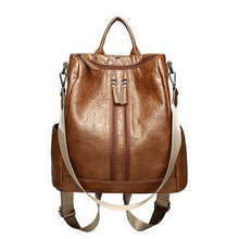 Load image into Gallery viewer, Women&#39;s Mochila Escolar Leather Backpack - School Bags
