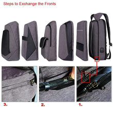 Load image into Gallery viewer, Adjustable Unisex USB Charging Anti Theft Backpack
