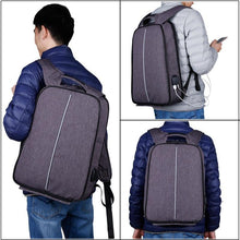 Load image into Gallery viewer, Adjustable Unisex USB Charging Anti Theft Backpack
