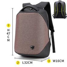 Load image into Gallery viewer, ARCTIC HUNTER Anti Theft USB Charging Backpack
