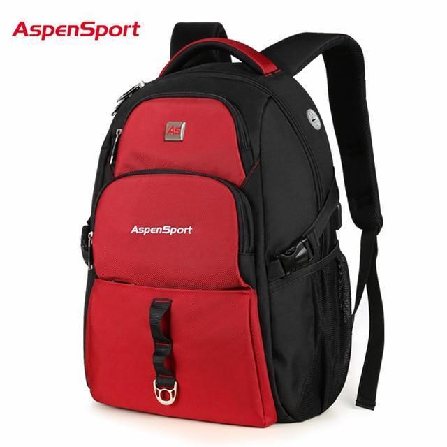 Men's Water Resistant Backpack with USB Charging &