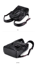 Load image into Gallery viewer, Men&#39;s Leather USB Charging Backpack - Anti Theft

