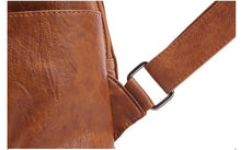 Load image into Gallery viewer, Women&#39;s Leather Anti Theft Backpack
