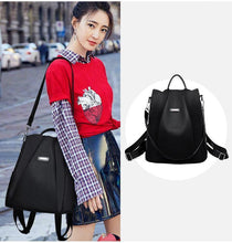 Load image into Gallery viewer, Women&#39;s Anti-theft Oxford Backpack - Water Resistant
