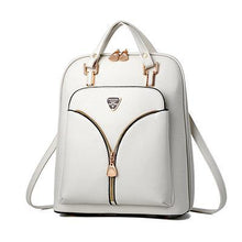 Load image into Gallery viewer, Women&#39;s Anti Theft Leather Backpack
