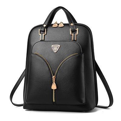 Women's Anti Theft Leather Backpack