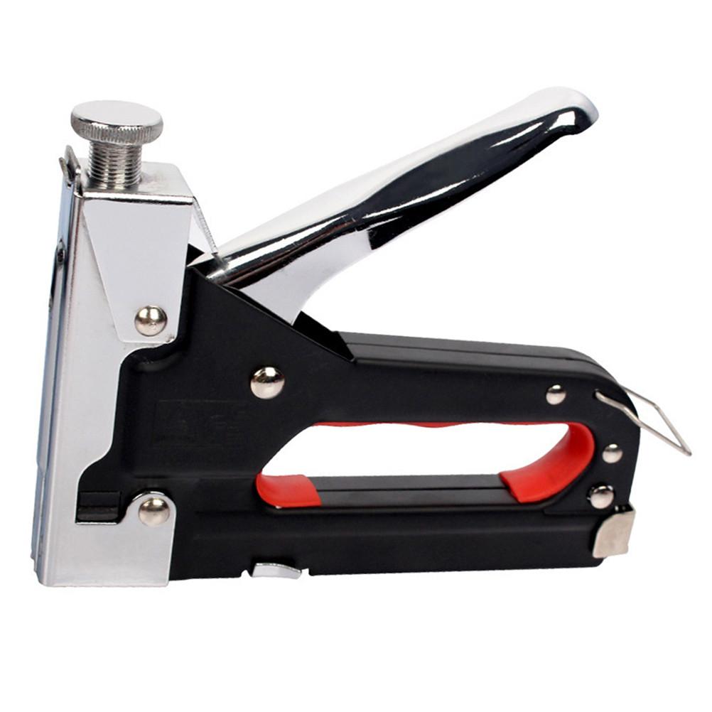 Hand Operated Heavy Duty Staple Brad Nailer Tacker Tool for Fixing Material Carpentry Decoration Doors Furniture and Windows