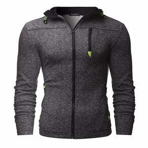 Fashion Men's Sweatshirts Zipper Hoodies Bodybuilding Jogger Workouts Cotton Fleece Hoody Hooded Sweatshirt Men Clothes Hombre