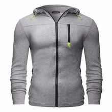 Load image into Gallery viewer, Fashion Men&#39;s Sweatshirts Zipper Hoodies Bodybuilding Jogger Workouts Cotton Fleece Hoody Hooded Sweatshirt Men Clothes Hombre
