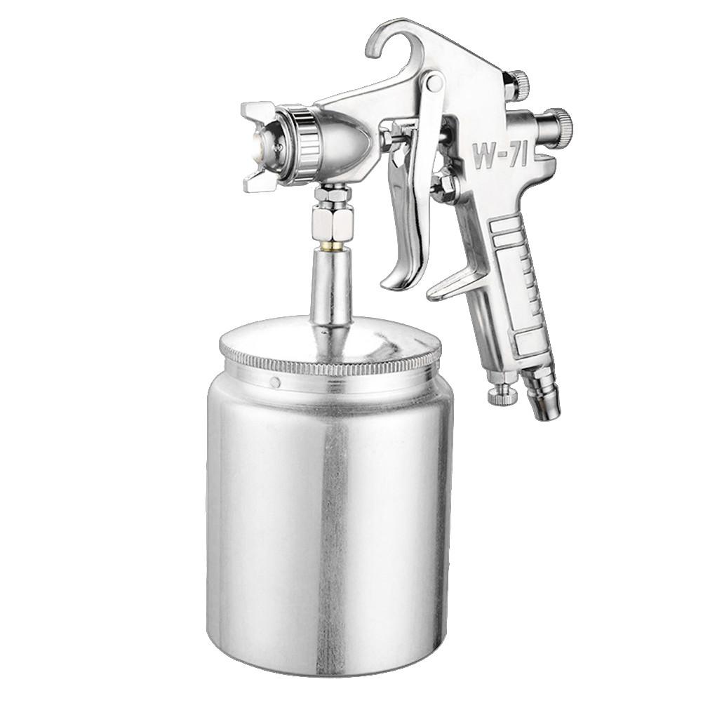 Suction Feed Air Spray Paint Gun 1.5mm Stainless Nozzle Airbrush Painting Tool for Car Furniture Painting Hand Held Paint Sprayer