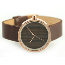 Load image into Gallery viewer, Brand Luxury Wooden Watch Fashion Wooden Leather Female Watch
