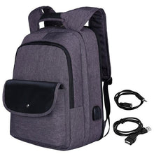 Load image into Gallery viewer, Adjustable Unisex USB Charging Anti Theft Backpack
