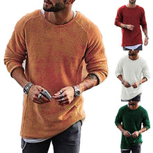 Load image into Gallery viewer, Stylish Sweaters Knitted Long Sleeve Tops Pullovers Hiphop Men&#39;s Sweater Solid Loose Fit Autumn Men Casual Clothes Hombre

