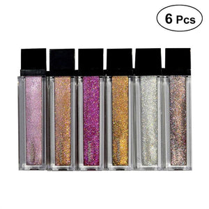 6pcs Colorful Shimmer Lip Gloss Non-stick Cup Lipstick Long-lasting Waterproof Pearl Liquid Lipgloss Lip Makeup